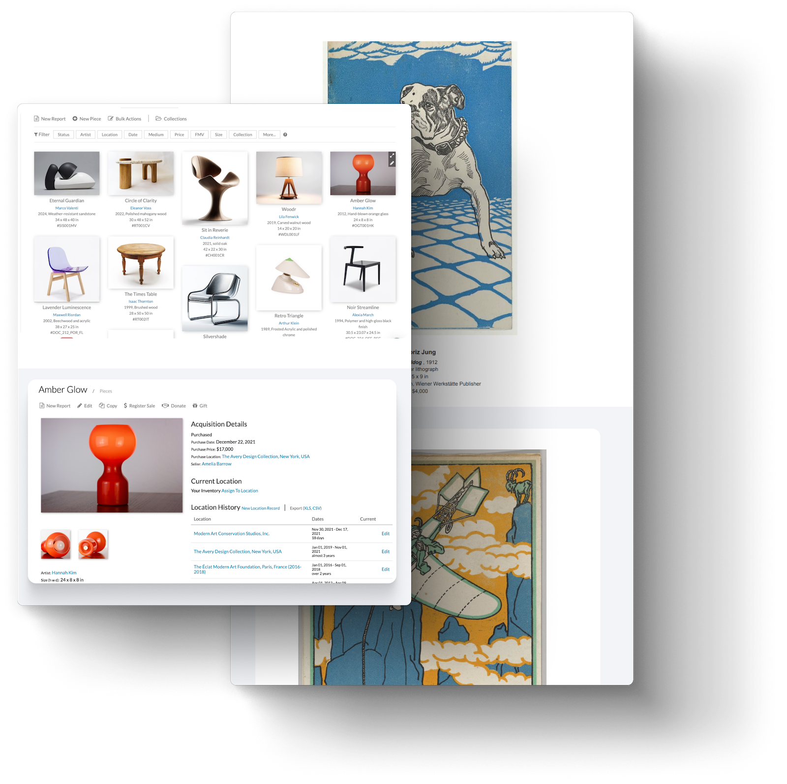 Artwork Archives various Features